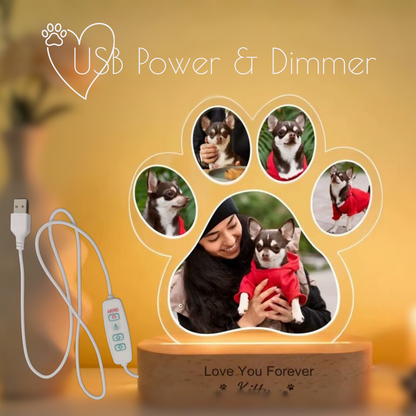 RememPaw Personalised LED Photo Lamp