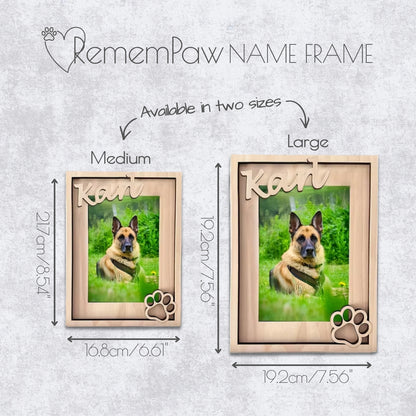 RememPaw Personalised Pet Name Frame