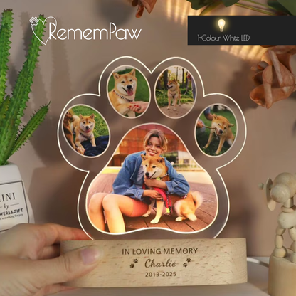 RememPaw Personalised LED Photo Lamp